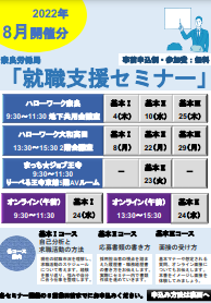 就職支援セミナー　奈良労働局