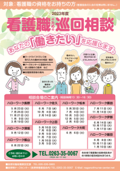 看護職のための巡回相談　長野県ナースセンター