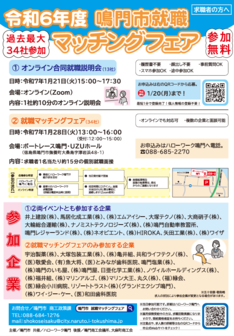 就職マッチングフェア 鳴門市