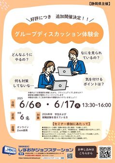 グループディスカッション体験会　しずおかジョブステーション