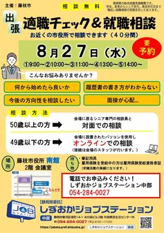 適職チェック＆就職相談　しずおかジョブステーション