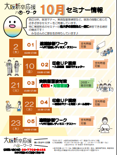 適職診断ワーク　大阪新卒応援ハローワーク