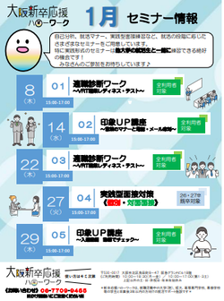 適職診断ワーク　大阪新卒応援ハローワーク