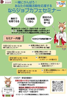 就職活動はじめの一歩 自己分析　ならジョブカフェ