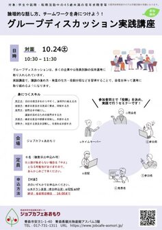 グループディスカッション実践講座　ジョブカフェあおもり