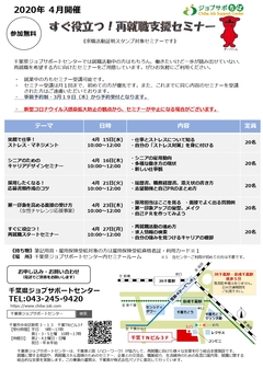 採用したくなる！応募書類作成のコツ　千葉県ジョブサポートセンター