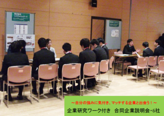 企業研究付き 合同企業説明会 ジョブカフェちば