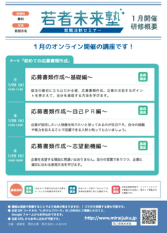 若者未来塾セミナー しがジョブパーク