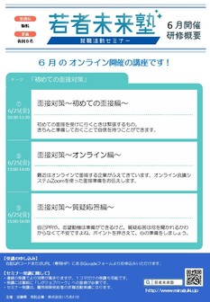 若者未来塾セミナー　しがジョブパーク