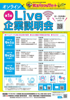 Live企業説明会　就活パワフルサポート