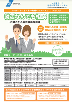 若者のための地域出張相談 かながわ若者就職支援センター