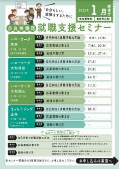 就職支援セミナー 奈良労働局